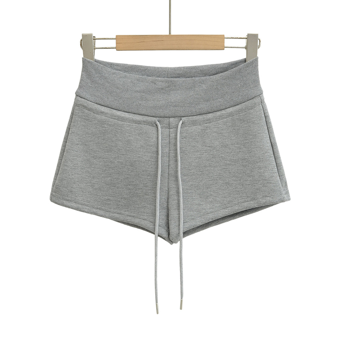 Dame Sporty Shorts med høj talje og praktisk snøre Stilla