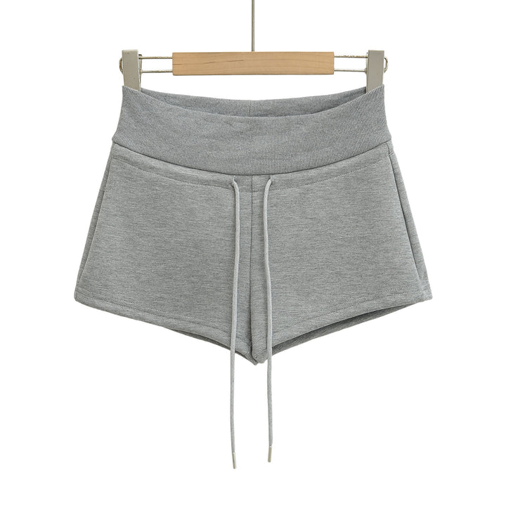 Dame Sporty Shorts med høj talje og praktisk snøre Stilla