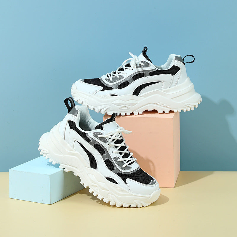Damer Sporty Chunky Sneakers med innovativ sål Stilla