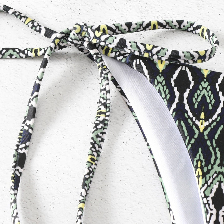 Dame triangel-bikini med legende knude-design Skovae