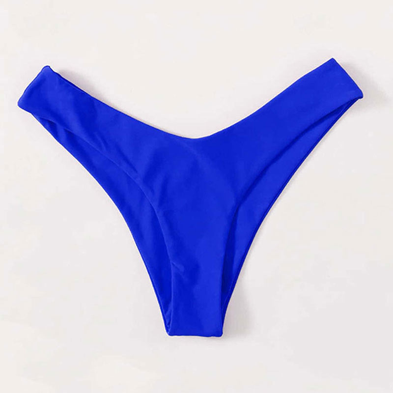 Dame højt skåret bikini trusse med sporty design Skovae