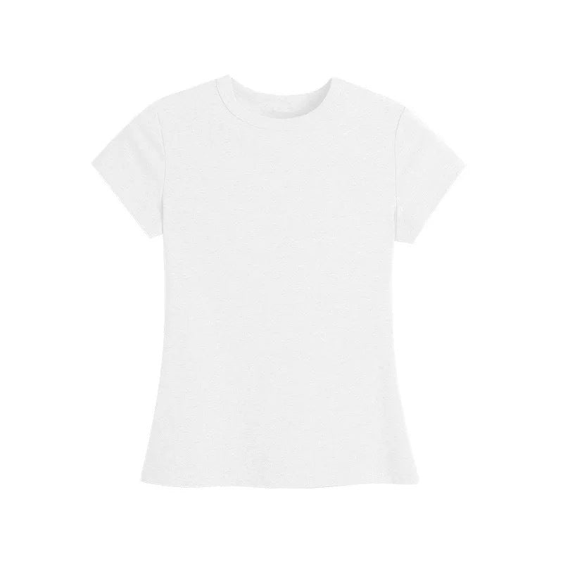 Dame afslappet T-shirt med flydende snit og behagelige korte ærmer Stilla