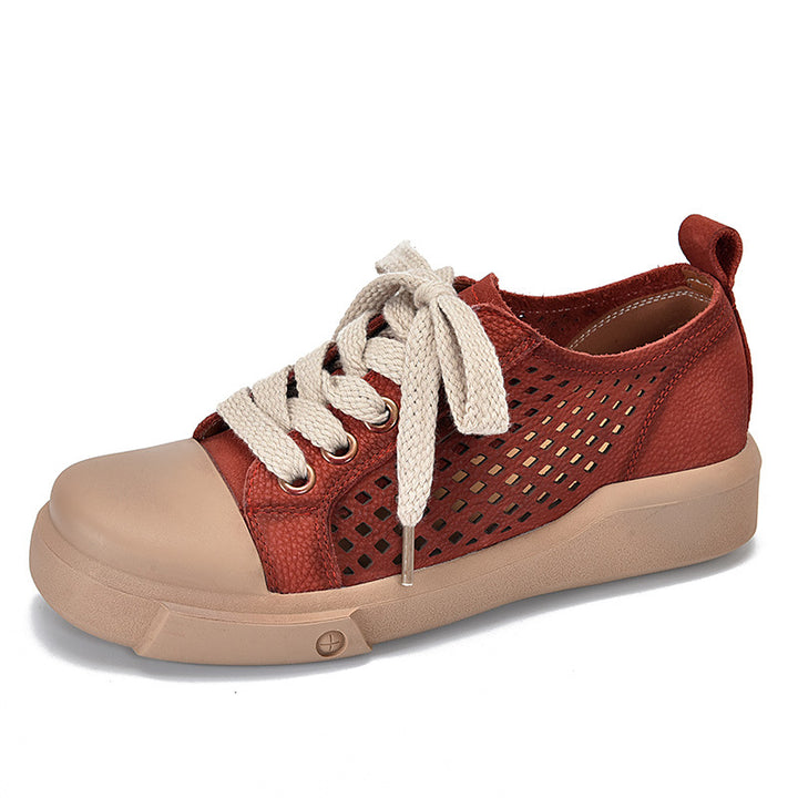 Dame Åndbare Fritidssneakers med Netstruktur og Skridsikker Såle Stilla