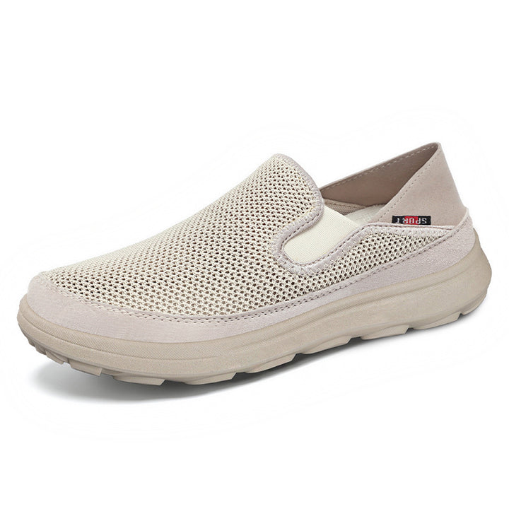 Dame Fleksible Slip-On Sneakers med åndbart Mesh-overdel og skridsikker sål Stilla