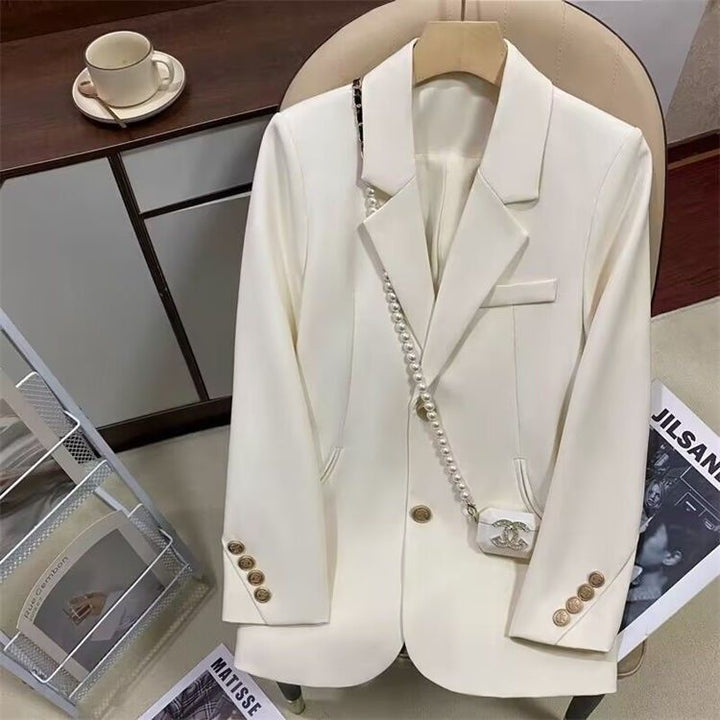 Dame Designer Blazer med elegant snit Stilla