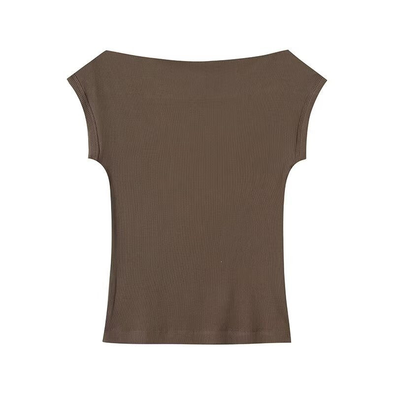 Dame raffineret top med bred pasform og moderne detaljer Skovae