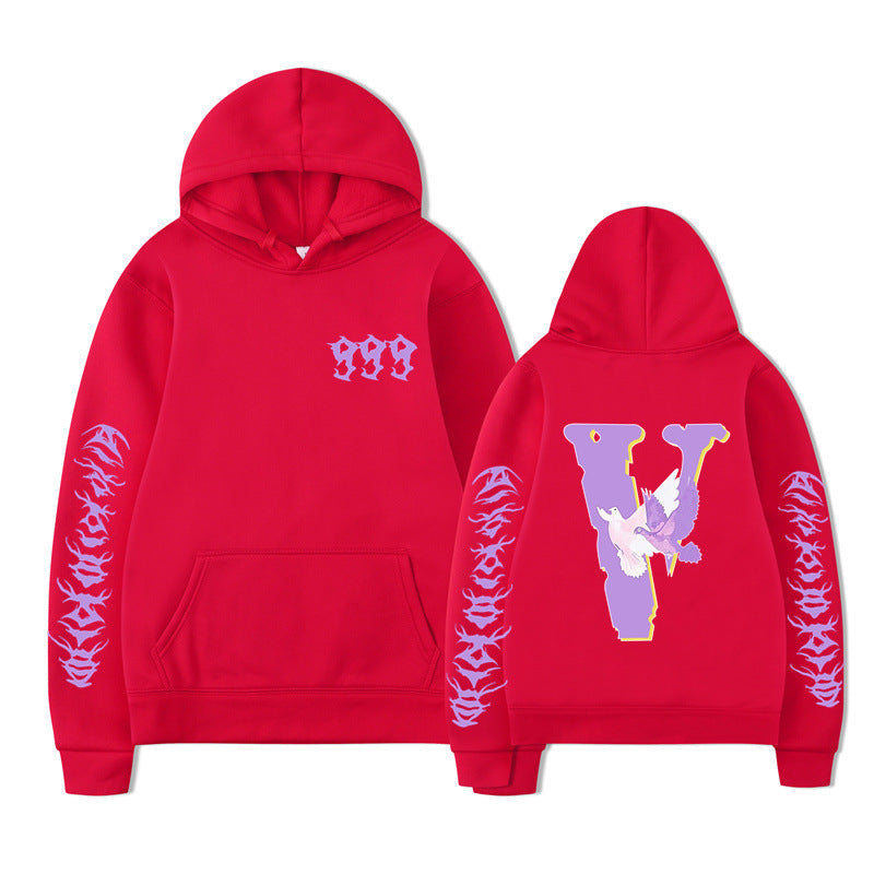 Kvinders hoodie sweatshirt med unikt design Skovae