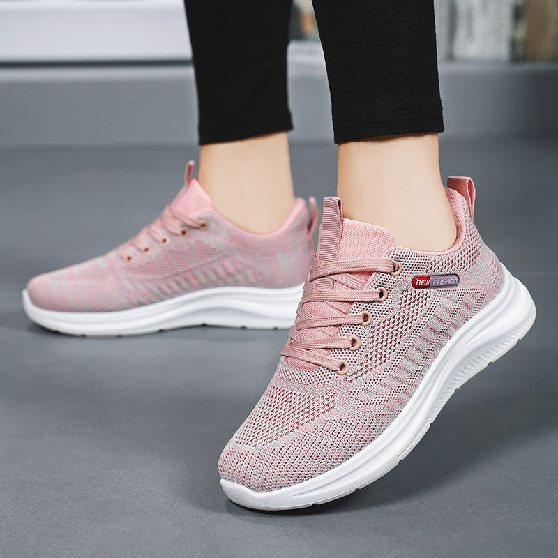 Dame Sporty Sneakers med åndbart mesh-overflade og støddæmpende sålprofil Stilla