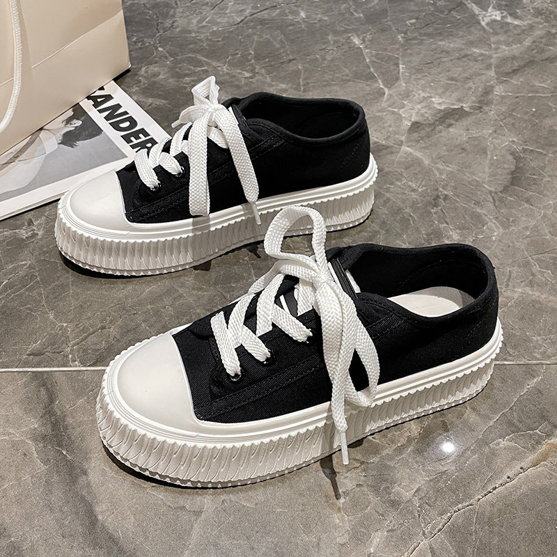 Dame Chunky Sneakers med struktureret sål og åndbart overmateriale Stilla