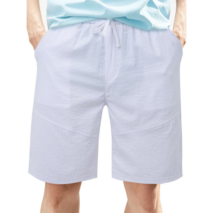 Herre casual shorts med elastisk linning og praktiske stiklommer Stilla