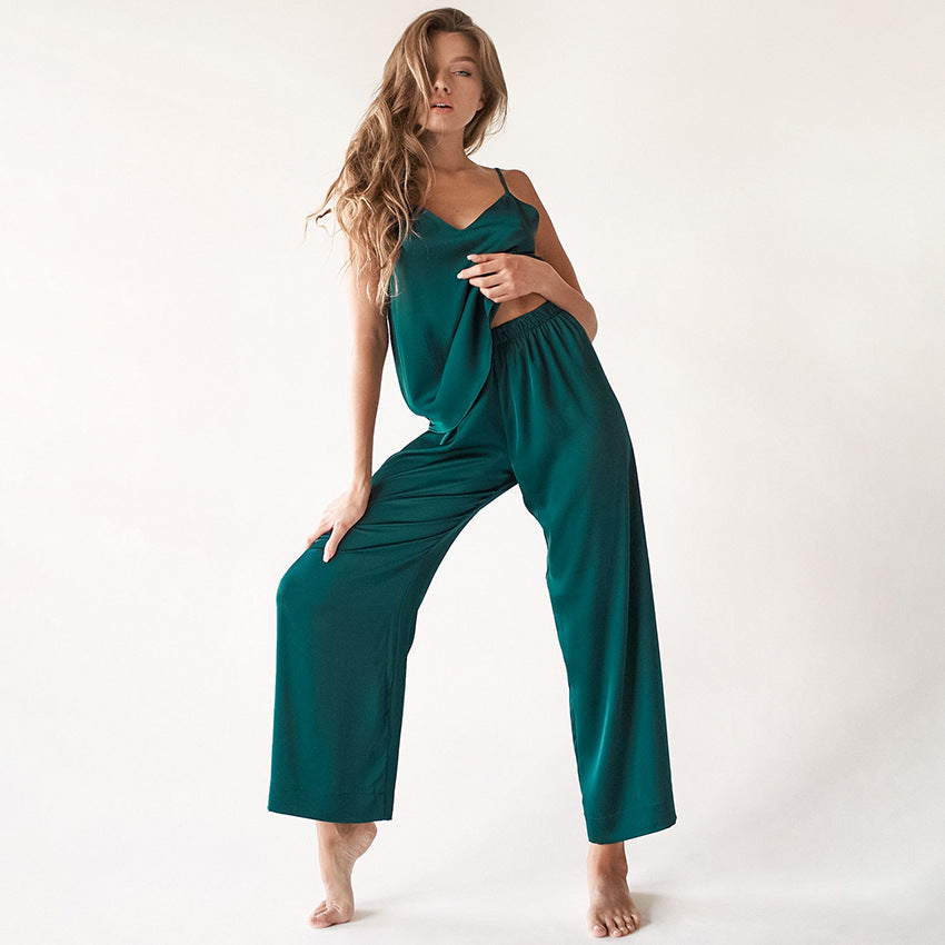Dame Letvægts Jumpsuit med Bred Ben Stilla