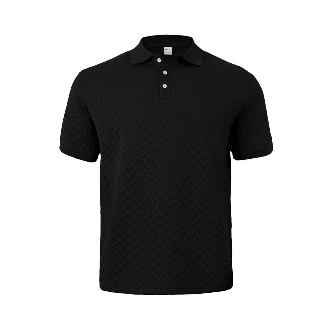 Herrer polo shirt med struktureret design og moderne snit Stilla