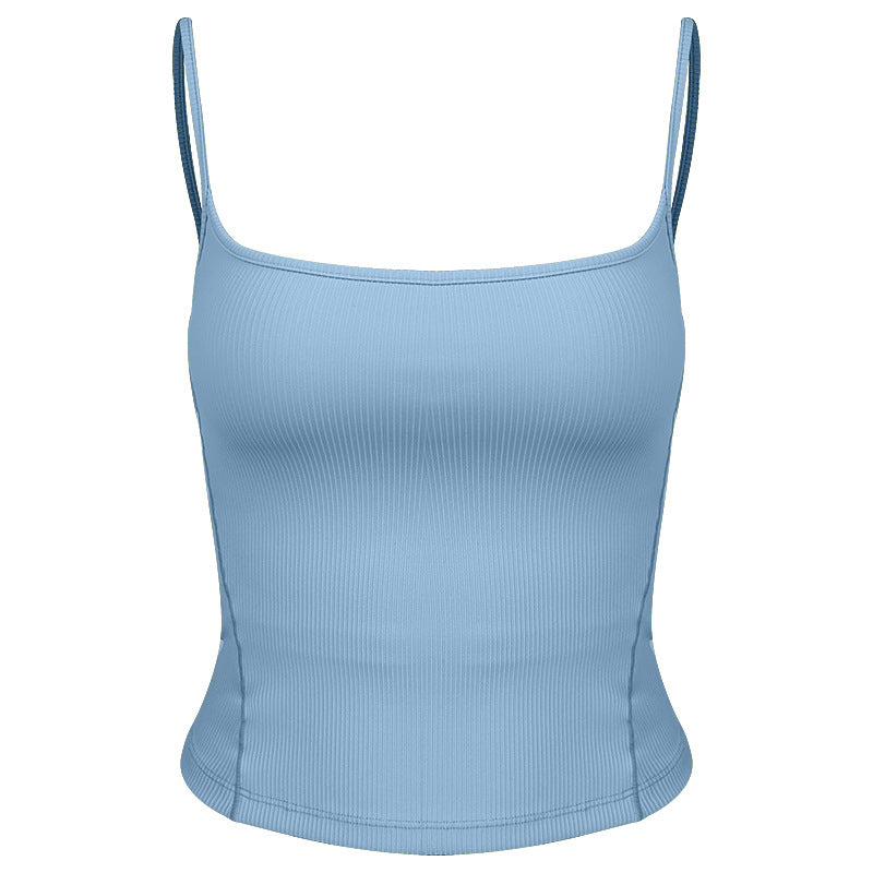 Dame Sporty Crop-Top med elegant Racerback-design og højelastisk materiale Stilla