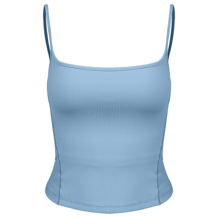Dame Sporty Crop-Top med elegant Racerback-design og højelastisk materiale Stilla