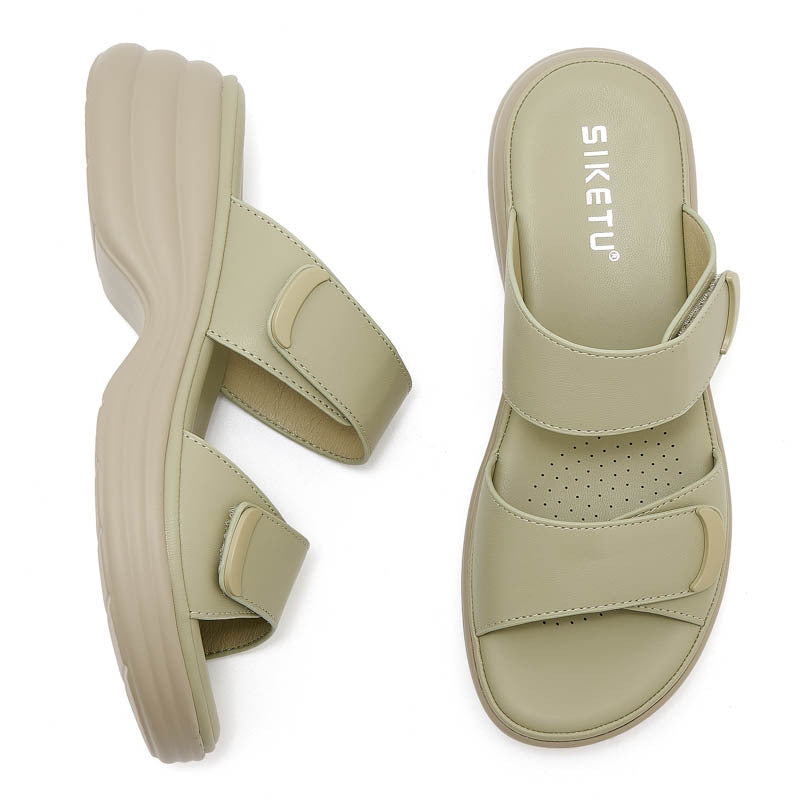 Damer Komfortable Sandaler med justerbare velcro-lukninger og ergonomisk sål Stilla
