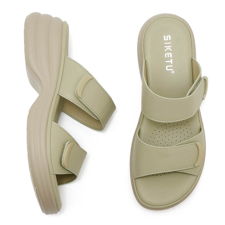 Damer Komfortable Sandaler med justerbare velcro-lukninger og ergonomisk sål Stilla
