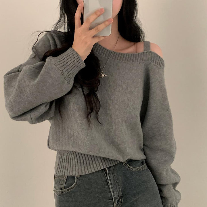 Dame Oversized Strik Sweater Stilla