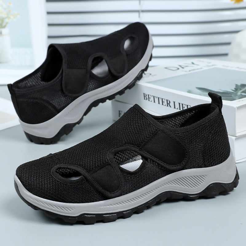 Femme justerbare stropper åndbare Slip-On sneakers Stilla