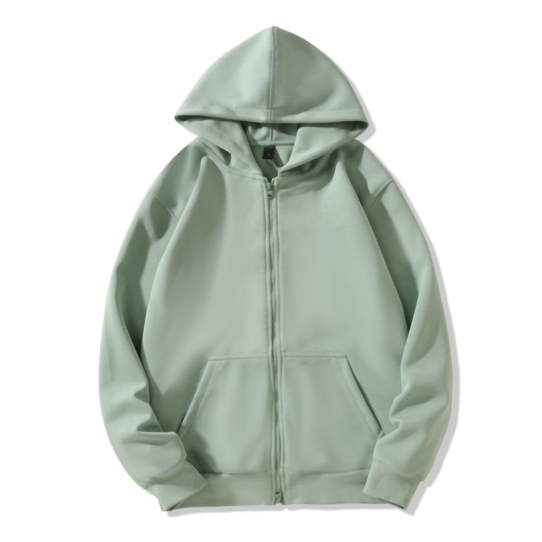 Dame hoodie jakke med fuld lynlås og praktiske lommer Skovae