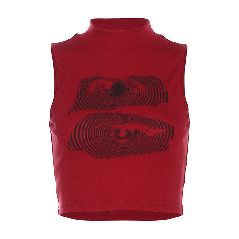 Dame Sporty Crop-Top Skovae