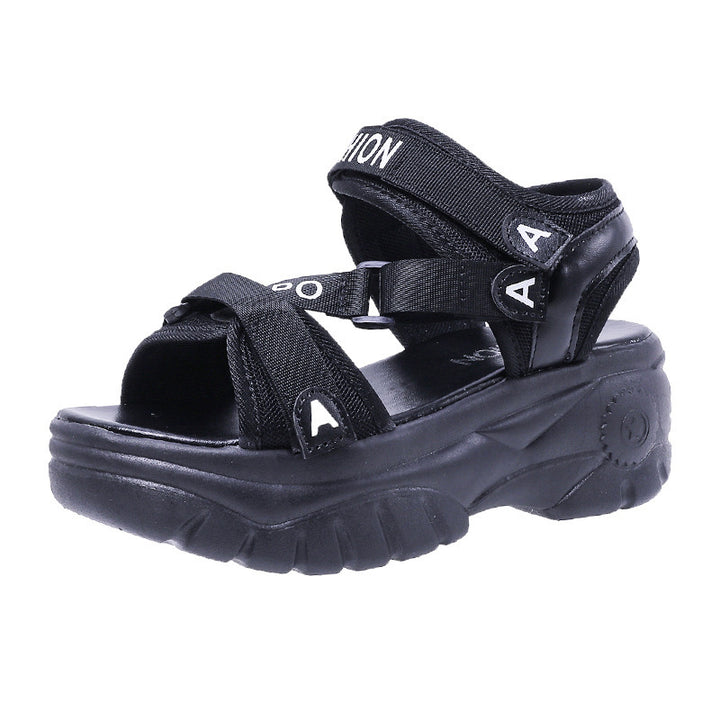 Dame komfort-sandaler med åndbare stropper og skridsikker sål Stilla