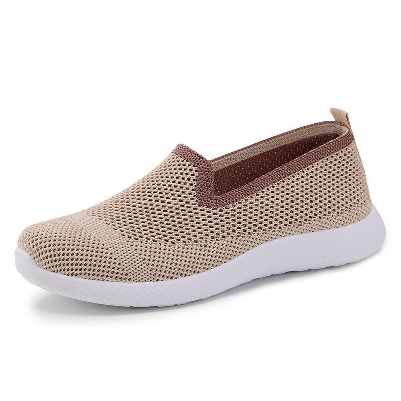 Femme Åndbare Slip-On Strik-Sneakers med Ergonomisk Pasform Stilla