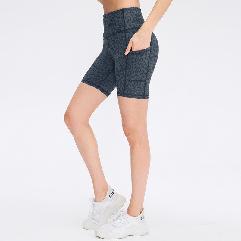 Dame Sportliche Højt Skårne Shorts Stilla