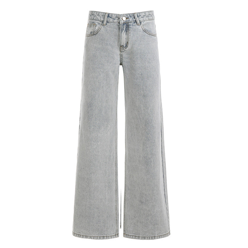 Dame høje skårne løse jeans Skovae