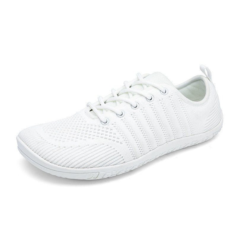 Unisex nan åndbar strik-sneaker med hukommelsesskumsindlæg og fleksibel gummi-sål Skovae
