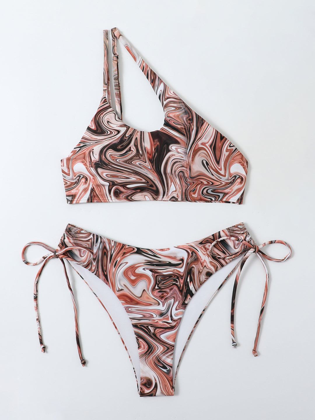 Dame Asymmetrisk Design Bikini Sæt Stilla
