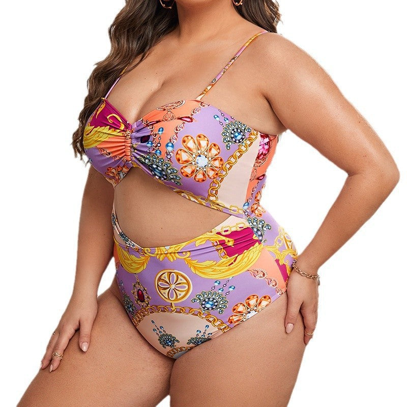 Dame Cropped Bikini-Sæt med dekorativ knude og høj benudskæring Skovae