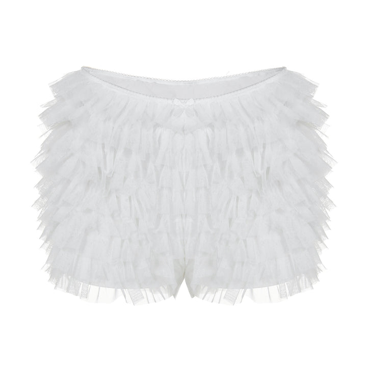 Dame Ruffles Shorts med flydende snit Stilla