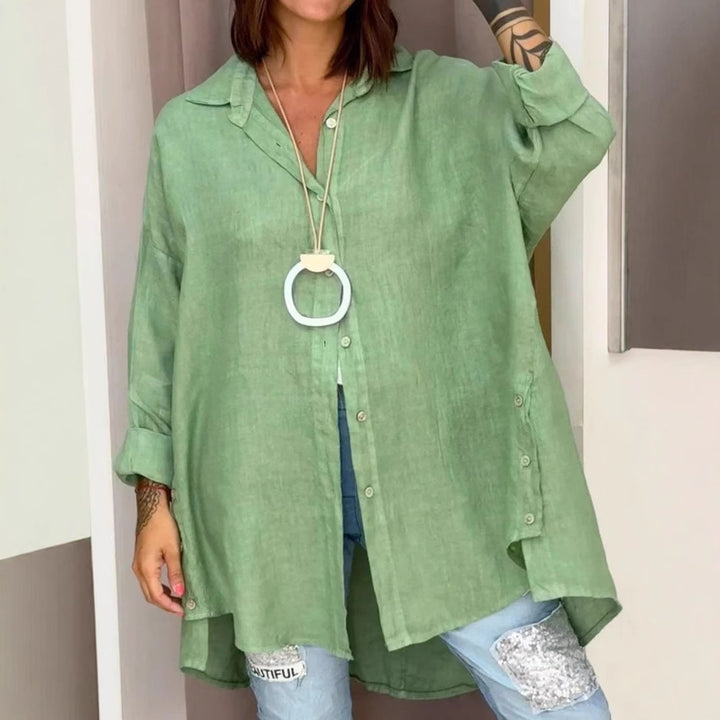 Kvinders Luftige Linned Bluse Stilla