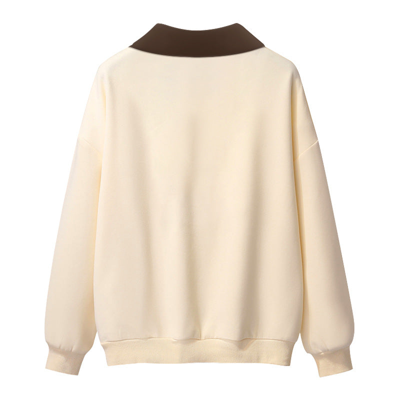 Dame Stilfuld Krave sweater med knapdetaljer Stilla