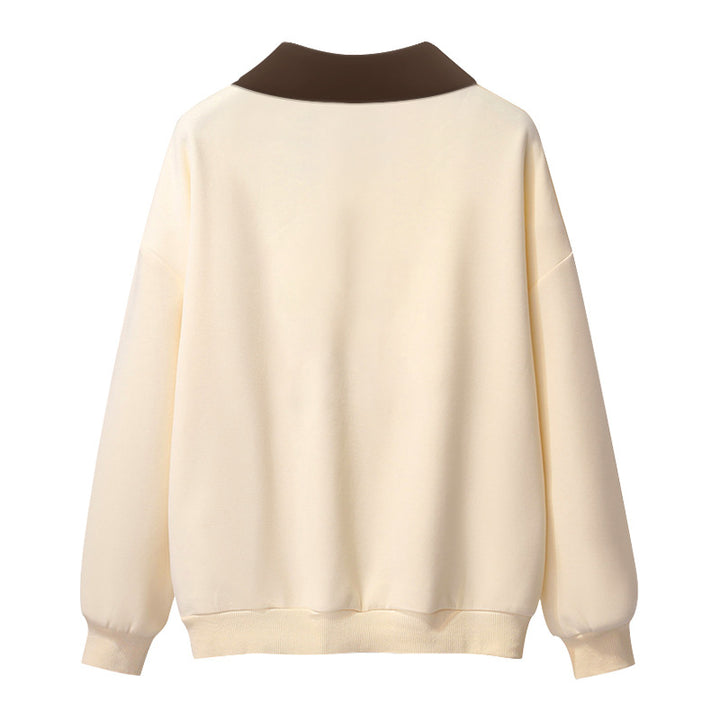 Dame Stilfuld Krave sweater med knapdetaljer Stilla