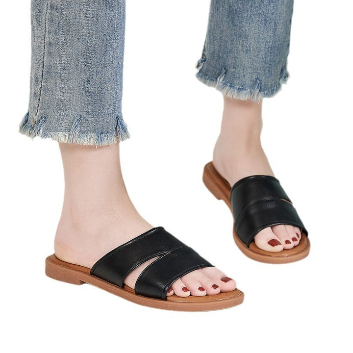 Dame moderigtige rem-sandaler med komfortabelt fodseng Stilla