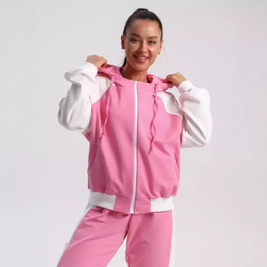 Kvinders sporty hoodie og jogger sæt Skovae