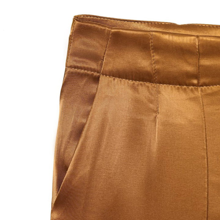 Dame elegant culotte-bukser med knapdetaljer og høj talje Skovae