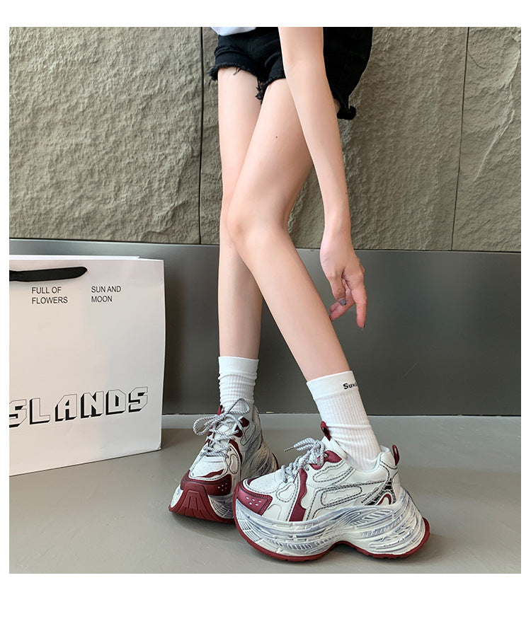 Dame Chunky Sneakers med åndbart mesh-overflade og robust såledesign Stilla