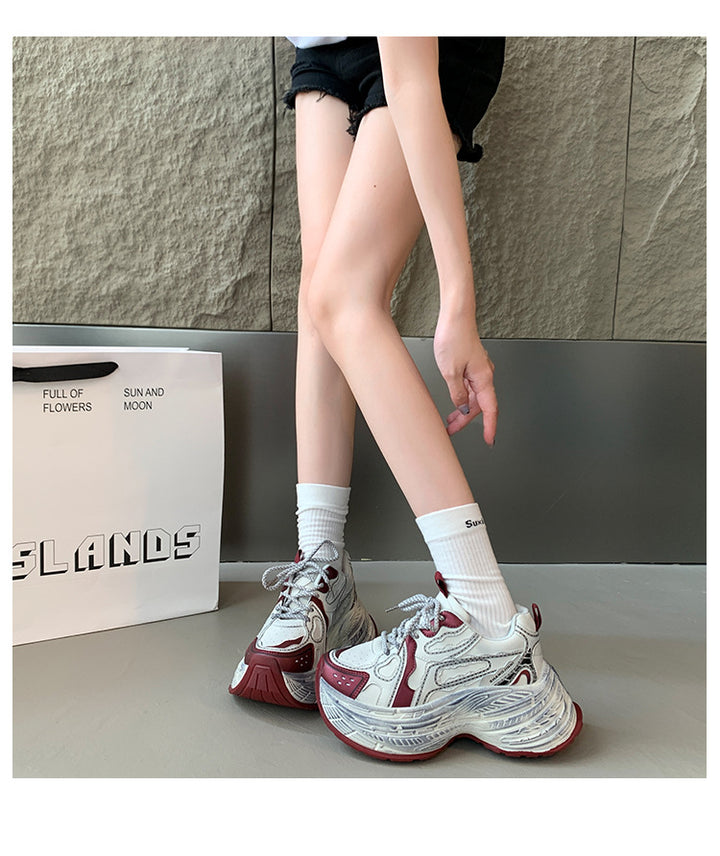 Dame Chunky Sneakers med åndbart mesh-overflade og robust såledesign Stilla