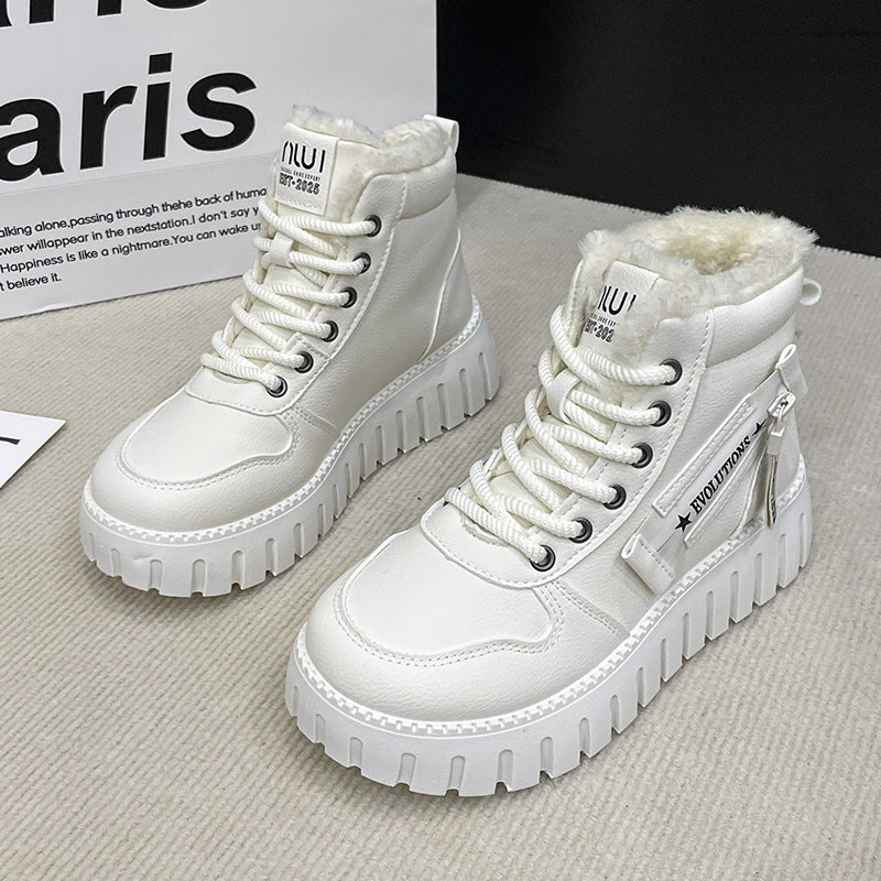 Dame Vinterhøje Sneakers med blødt for og skridsikker sål Stilla