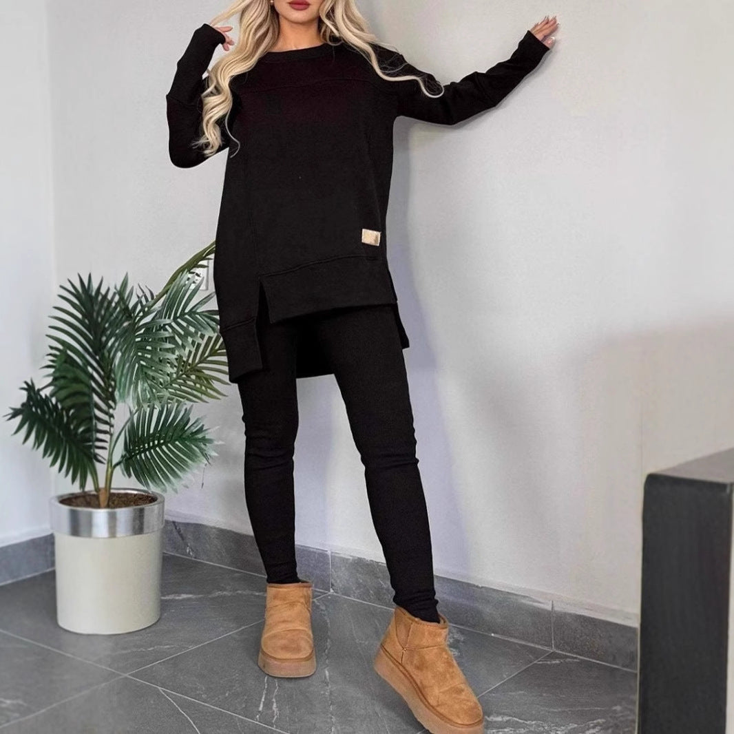 Stilla | Størrelse Oversize Snit Blød Strik Ribbet Detaljer Lange Sideåbninger
