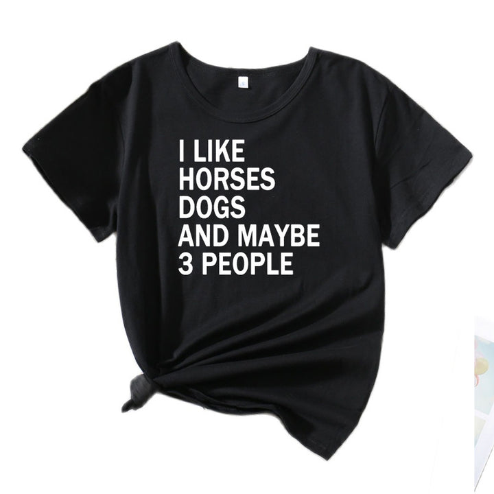 Dame Casual Sjov Citat T-shirt Stilla