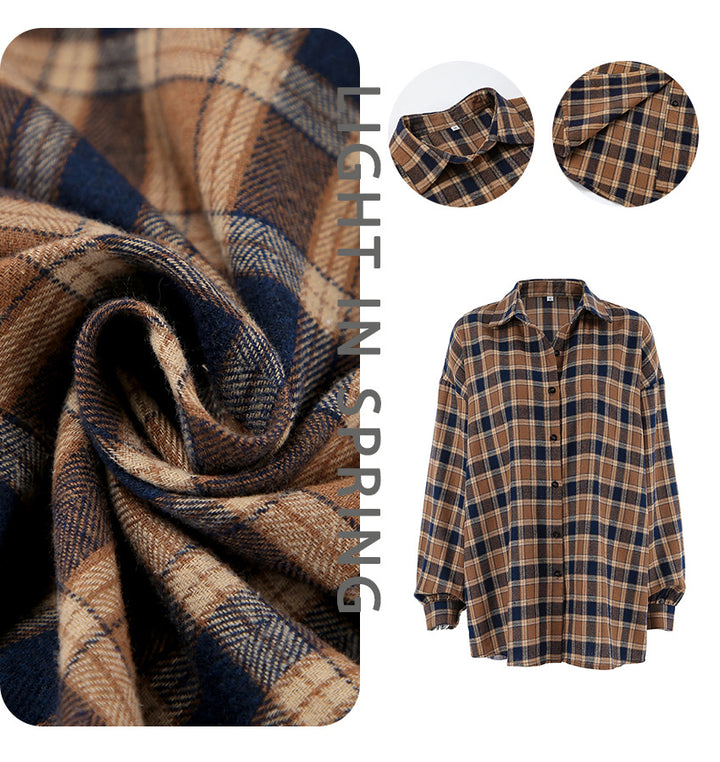 Dame Ternet Overshirt med afslappet snit og praktische lommer Stilla