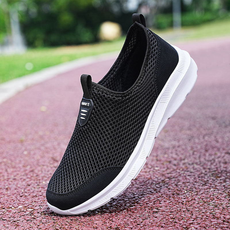 Unisex nan ultralet net-sandal med viskoelastisk fodseng og fleksibel skridsikker sål Skovae