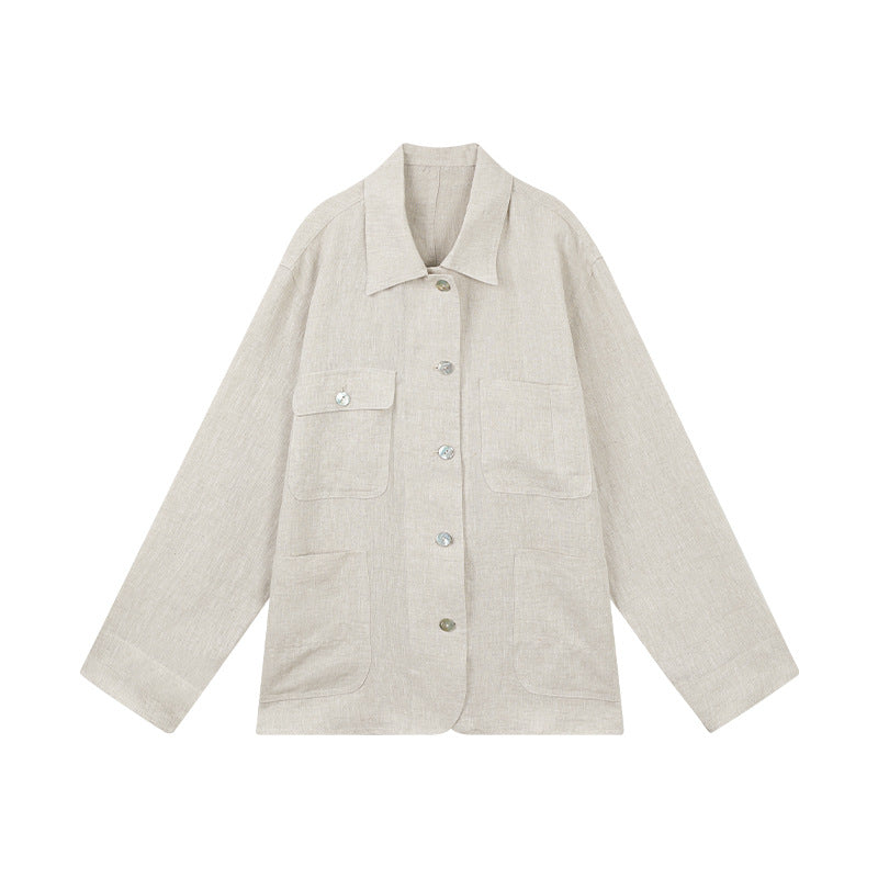 Dame Utility-jakke med store lommer og moderne snit Stilla