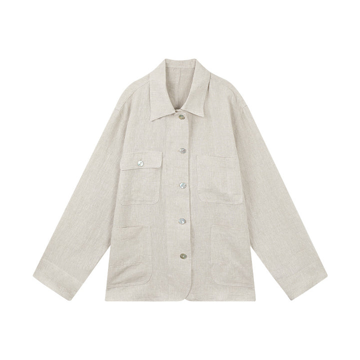 Dame Utility-jakke med store lommer og moderne snit Stilla