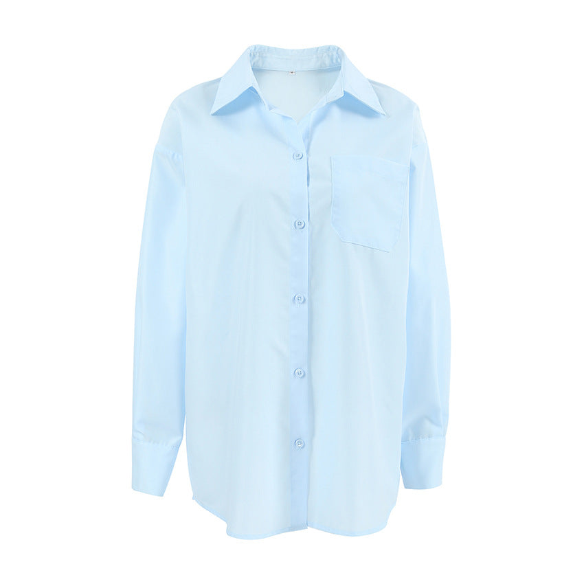 Dame Oversized Skjorte med afslappede detaljer Stilla