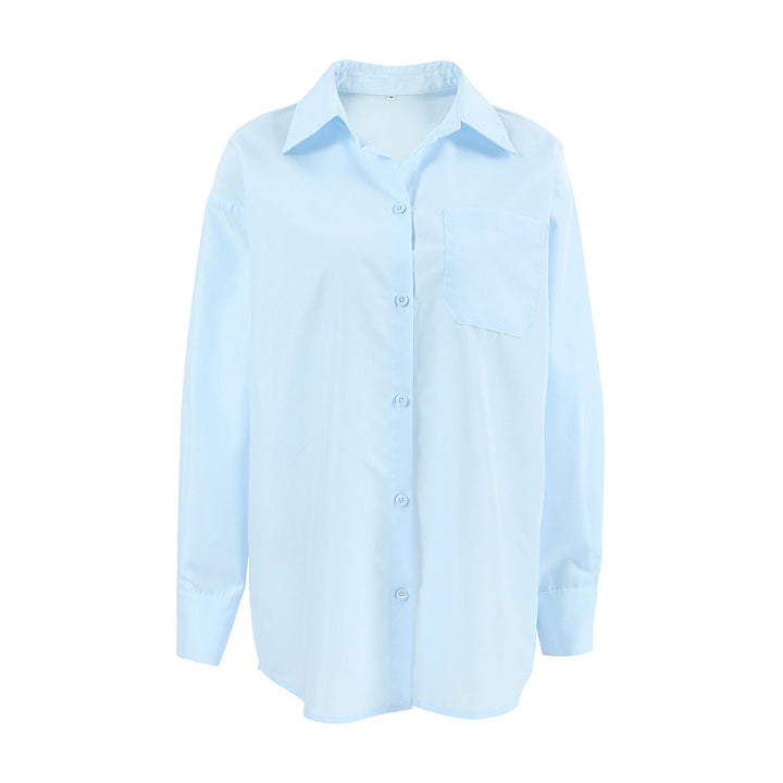 Dame Oversized Skjorte med afslappede detaljer Stilla