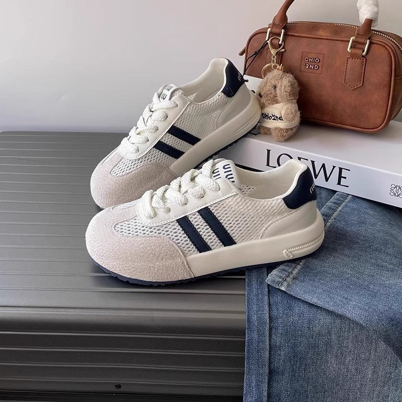 Dame Sporty Sneakers med åndbar mesh-overflade og skridsikker sål Stilla